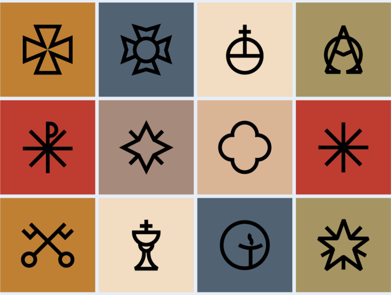 Bảng biểu tượng chữ (Text Symbols, Emojis) cho bài viết Công Giáo