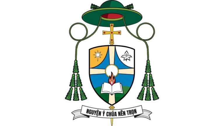HUY HIỆU GIÁM MỤC CỦA ĐỨC GIÁM MỤC PHỤ TÁ TÂN CỬ ĐAMINH NGUYỄN TUẤN ANH