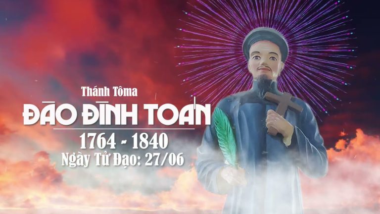 THÁNH TÔMA ĐÀO ĐÌNH TOÁN, TỬ ĐẠO NGÀY 27 THÁNG 06 NĂM 1840