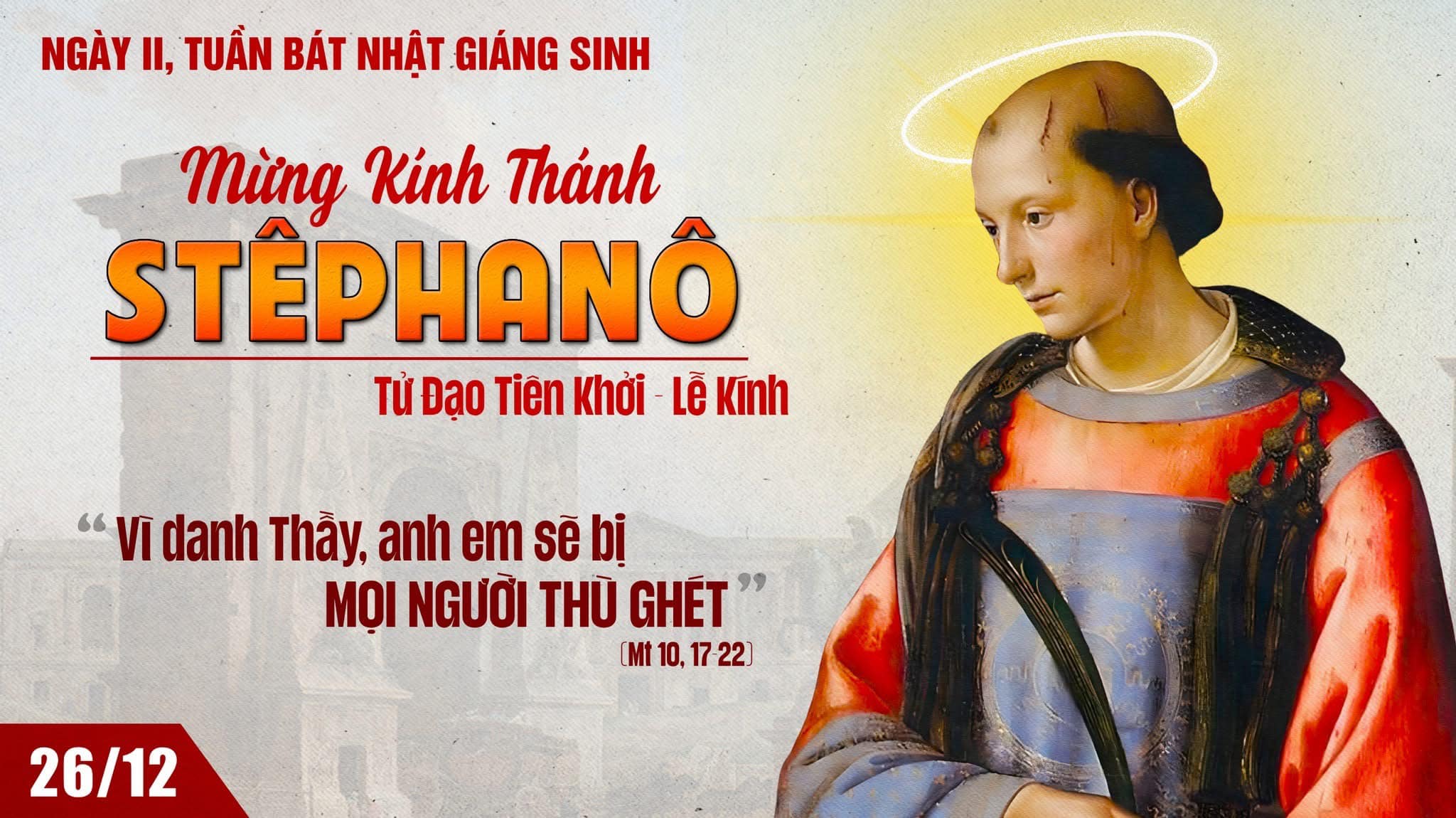 Thánh Stêphanô, Tử đạo tiên khởi
