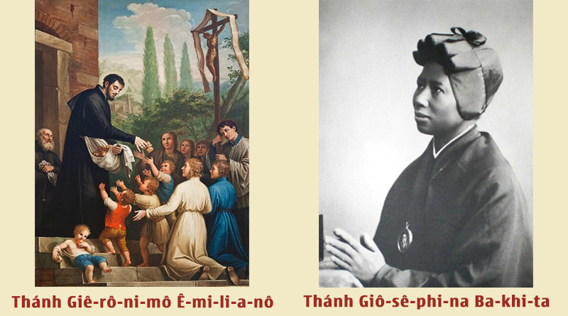 hánh Giêrônimô Êmilianô; Thánh Jôsêphina Bakhita, trinh nữ