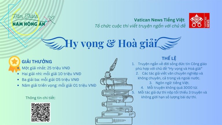 Giải truyện ngắn Năm Thánh 2025: “Hy vọng và Hoà giải”
