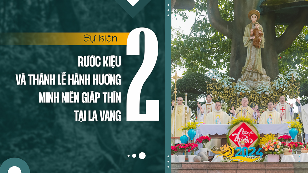 Rước kiệu và Thánh lễ Hành hương Minh niên Giáp Thìn 2024