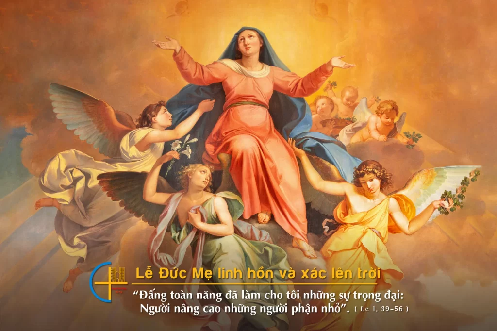 CHÚA NHẬT XX THƯỜNG NIÊN. Thánh vịnh tuần IV. Được cử hành lễ trọng (Tr): ĐỨC MẸ HỒN XÁC LÊN TRỜI
