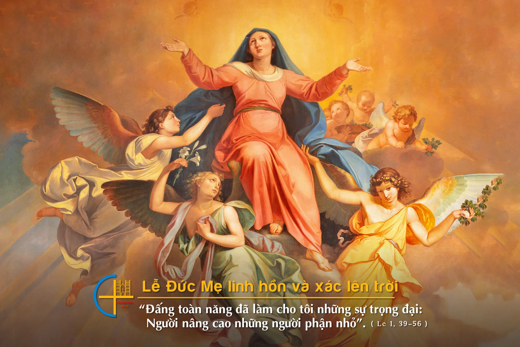 CHÚA NHẬT XX THƯỜNG NIÊN. Thánh vịnh tuần IV. Được cử hành lễ trọng (Tr): ĐỨC MẸ HỒN XÁC LÊN TRỜI