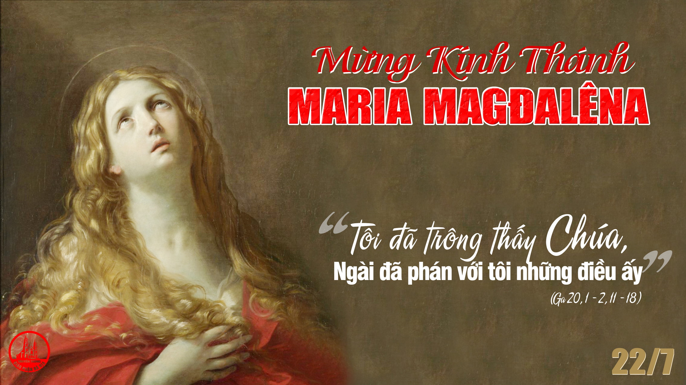 THÁNH NỮ MARIA MAGĐA-LÊNA