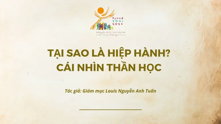 TẠI SAO LÀ HIỆP HÀNH? CÁI NHÌN THẦN HỌC