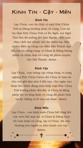 Kinh Tin-Cậy-Mến